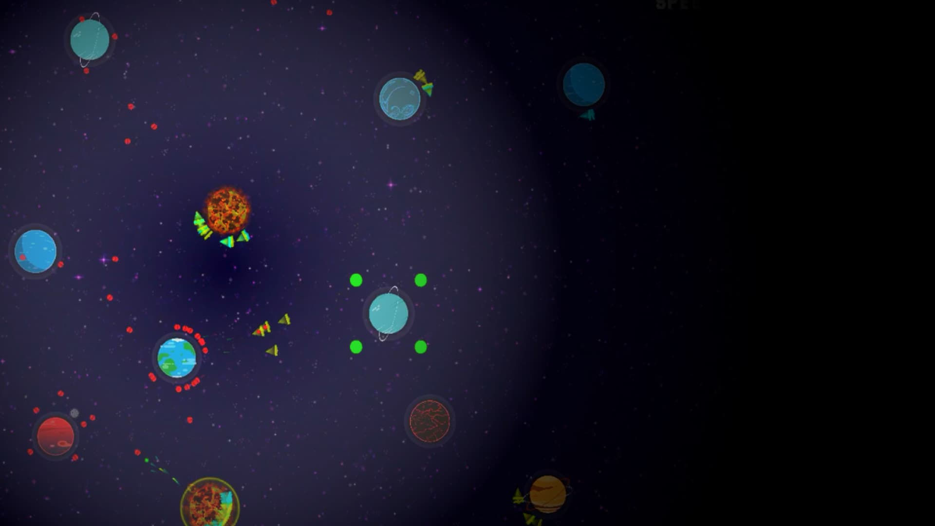 Project image for Space Pixel Swarm background